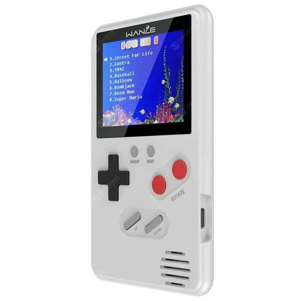 Retro Wanle Game Console (500 Built-in Games) - red/white/blue/black