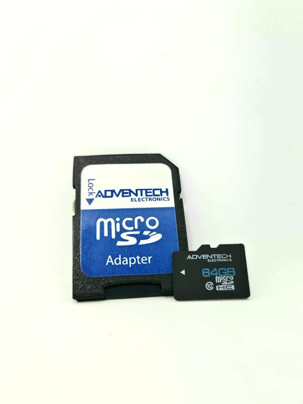 64GB High Speed MicroSDHC Card with Adapter