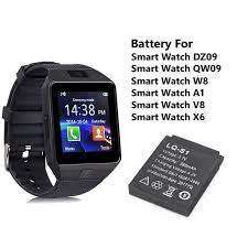 Replacement Battery for Smart Watch GT08, DZ09, A1, V8 & X6