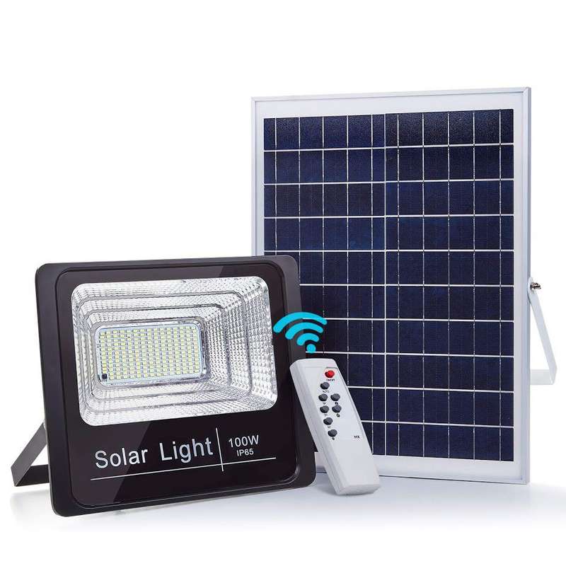 Solar LED Flood Light 100W with Remote control