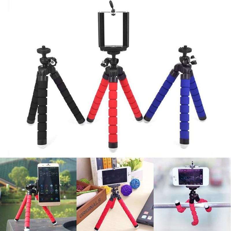 Universally Adjustable Spider Flexible Camera Tripod - Red