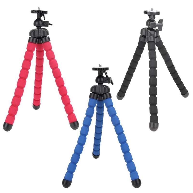 Universally Adjustable Spider Flexible Camera Tripod - Red