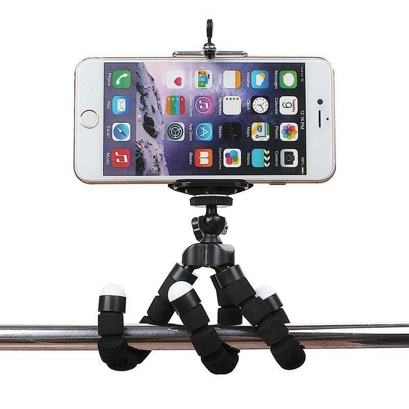 Spider Flexible Camera Tripod - Black (Parallel Import)
