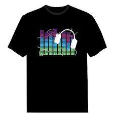 EL Sound Activated Light-up T-shirt | Mata Hari Spy Mode