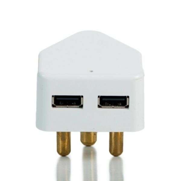 USB 2.1A travel plugtop 2 port