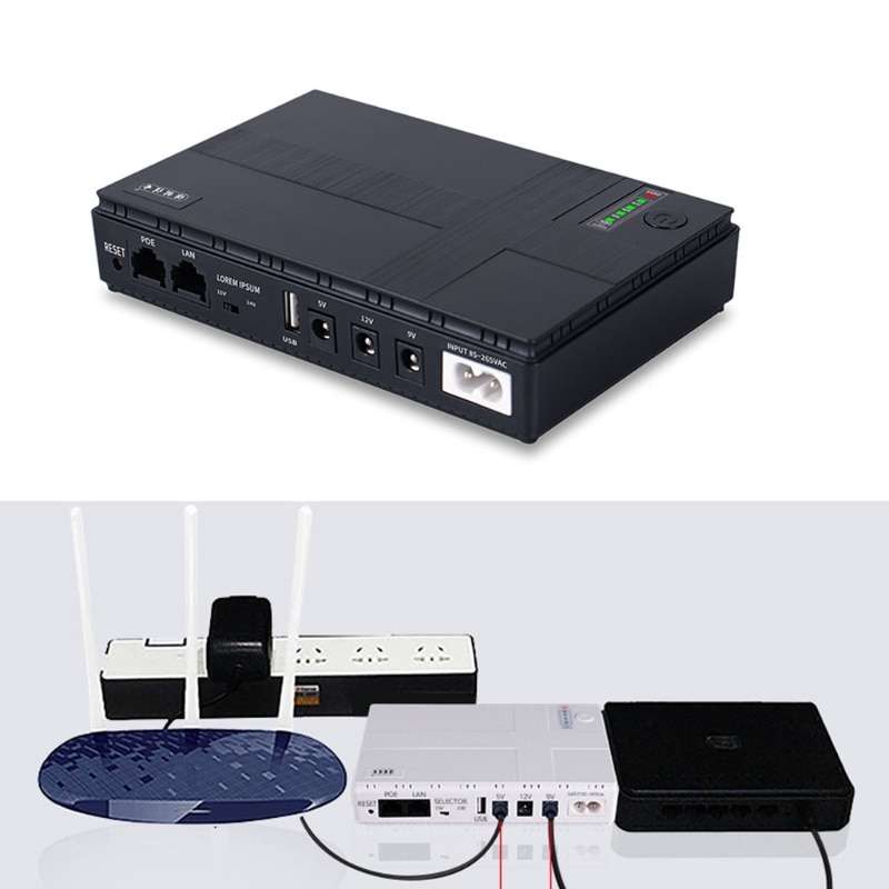 Portable Power Mini UPS 10400mAh Output