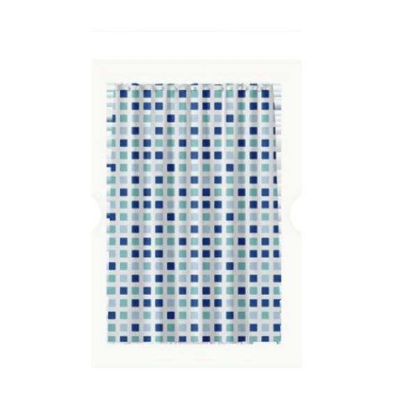 Plastic Shower Curtain with rings