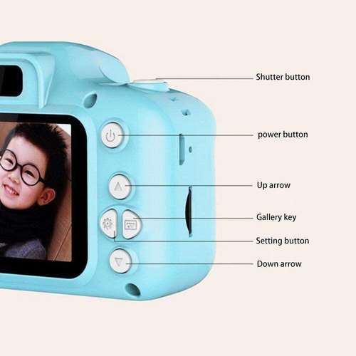 Video and Photo Mini Portable Rechargeable Digital Camera for Kids