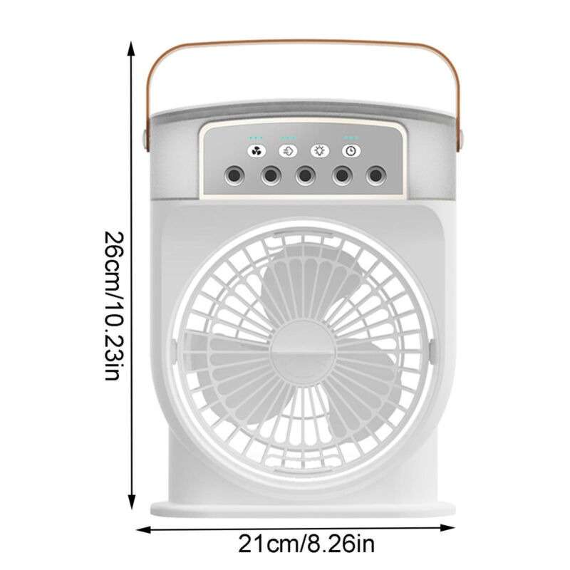 Portable Fan Air Cooler 4-in-1 device | Humidifier | Nightlight