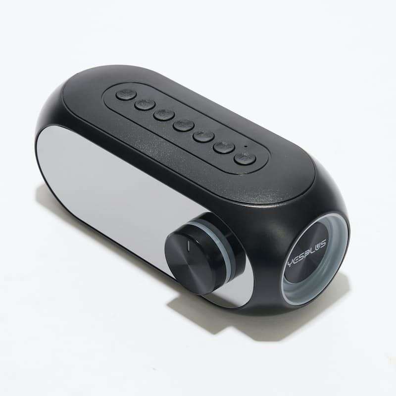 YESPLUS LED Alarm Clock with Bluetooth Speaker