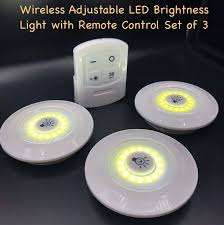 LED / COB Light 3 piece set with Remote Control ( wireless and bright )