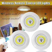 LED / COB Light 3 piece set with Remote Control ( wireless and bright )