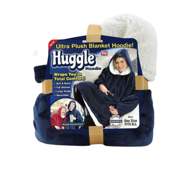Ultra Plush Blanket Hoodie One Size Fits All