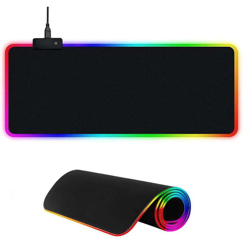 Non-slip Gaming Mouse Pad RGB LED Mouse Pad