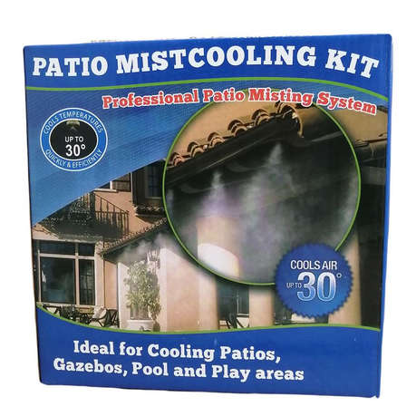 Patio Mist Cooling Kit Cools Air Up To 30 Degree