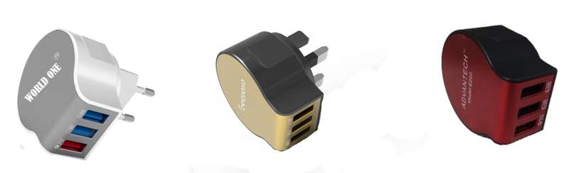 Dual USB wall travel charger EX D22 Dual Wall travel charger various colours dual wall travel cha...