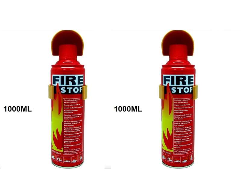 Mini Fire Extinguisher Fire Stop ISO 9001 For car kitchen home bedroom Pack of 2