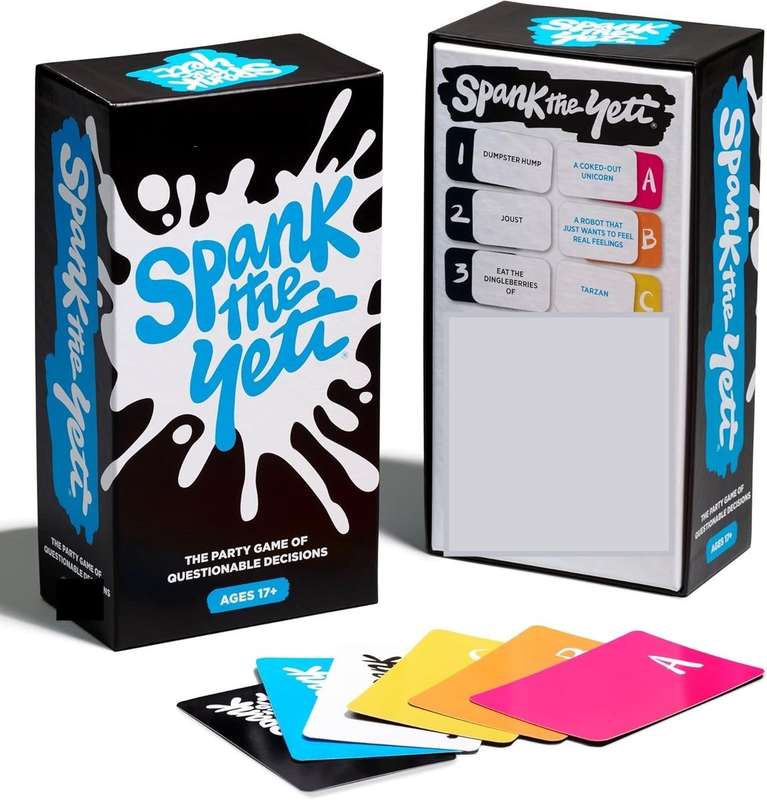 Spank The Yeti: The Party Game of Questionable Decisions-Adult Party Game