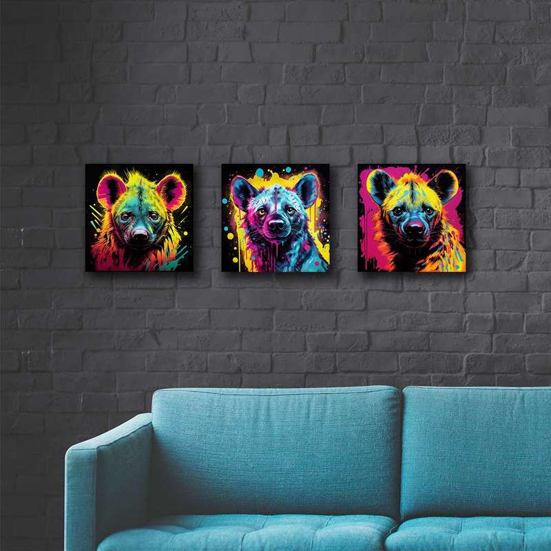 Hyena Canvas Wall Art