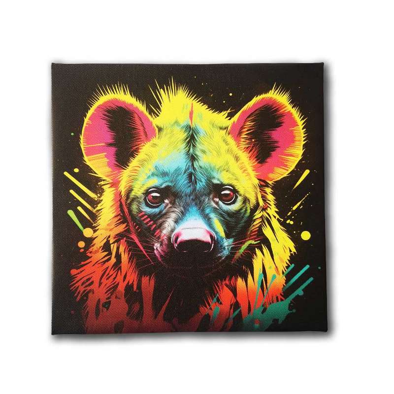 Hyena Canvas Wall Art