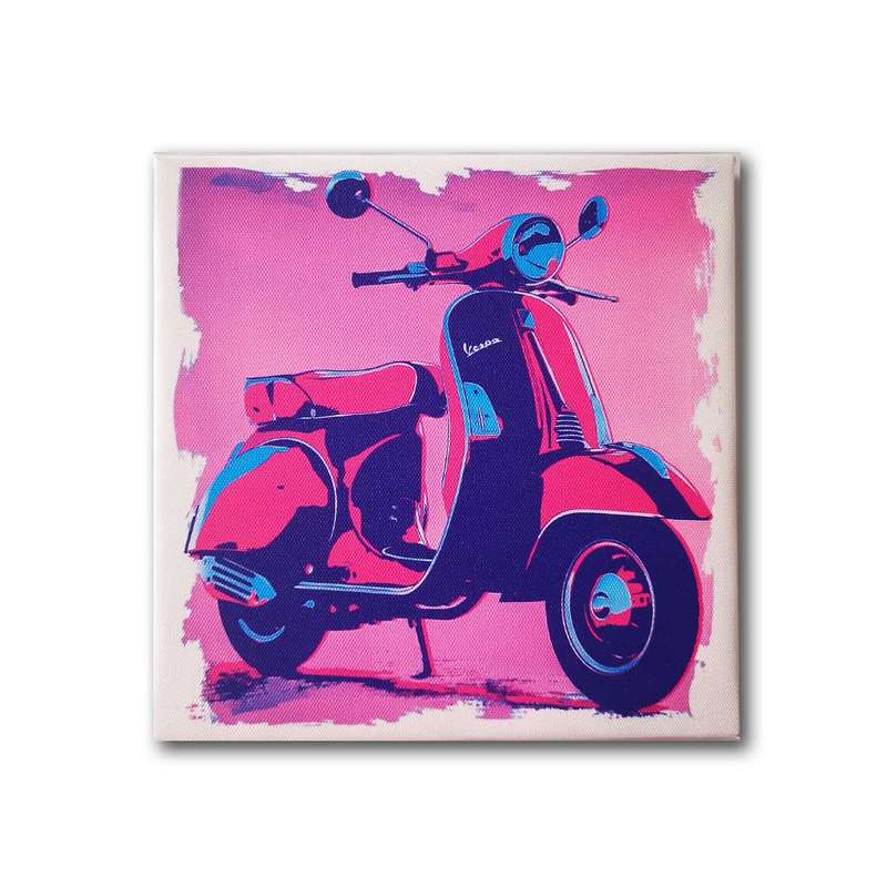 Vespa Retro Canvas Wall Art