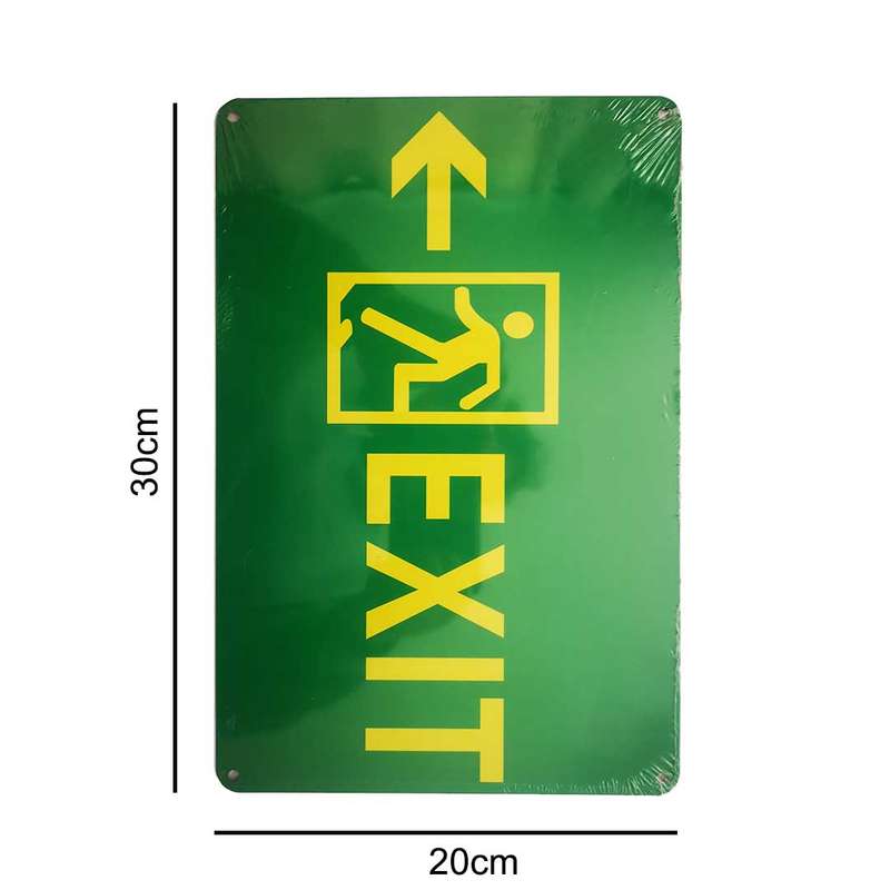 Metal Exit Wall Sign