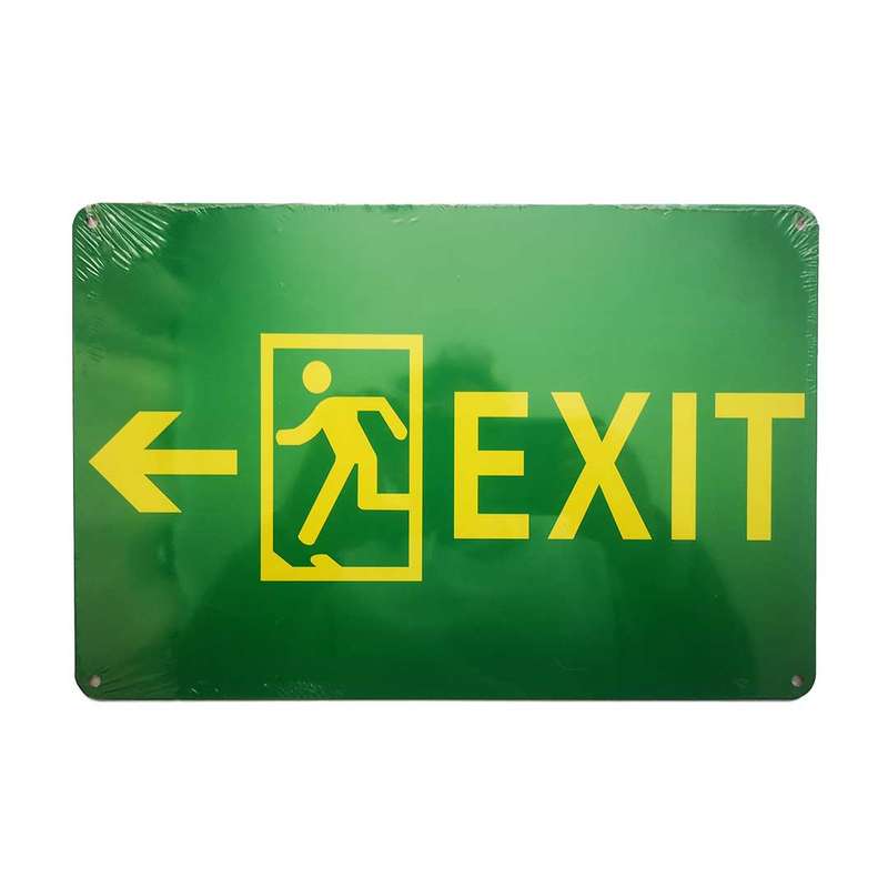 Metal Exit Wall Sign