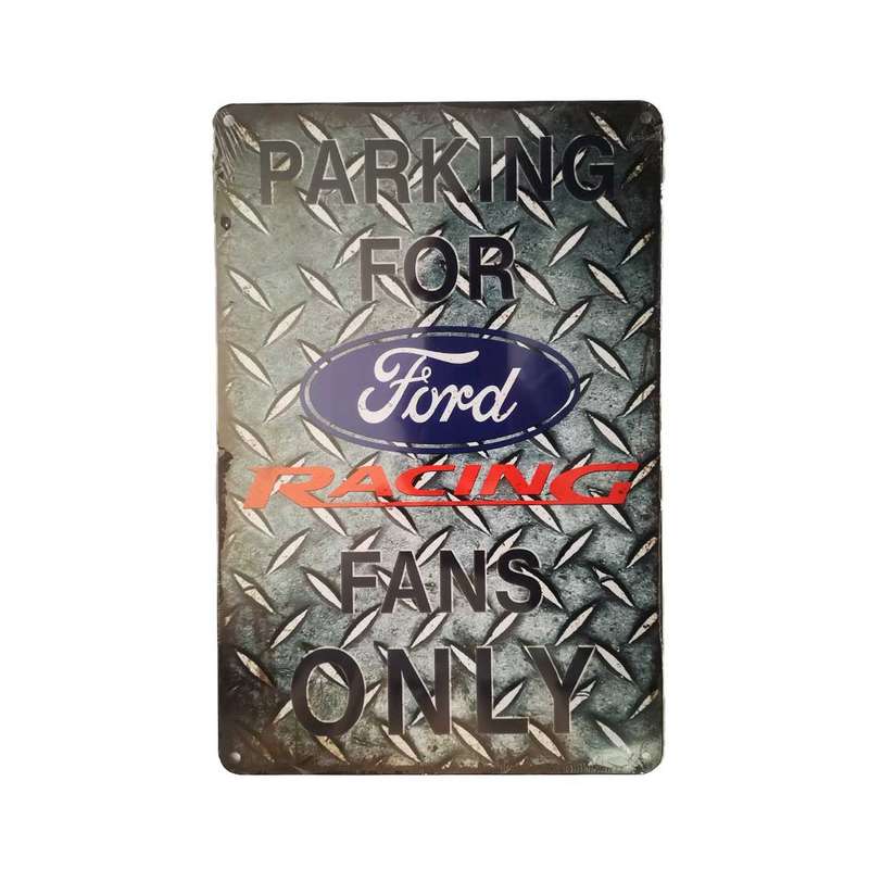 Vintage Metal Ford Parking Wall Sign