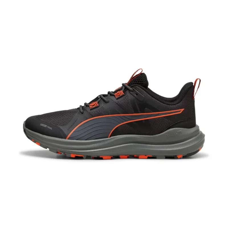 PUMA REFLECT LITE BLACK ORNG RUNNING SHOES