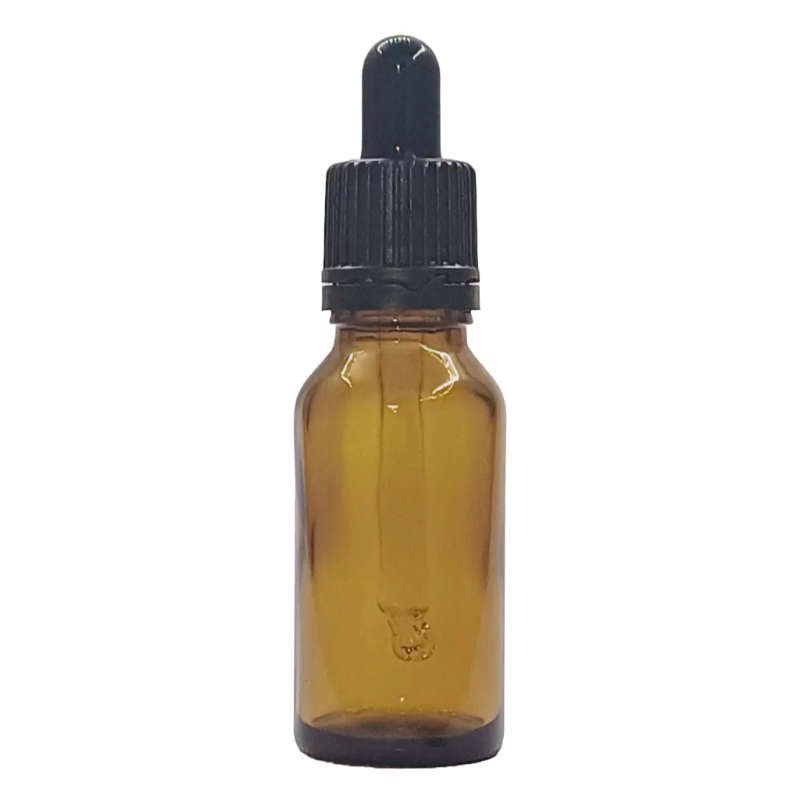 20ml Dropper Amber Bottle with Glass Pipette