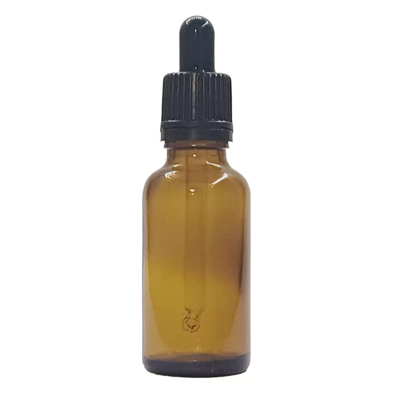 30ml Dropper Amber Bottle with Glass Pipette