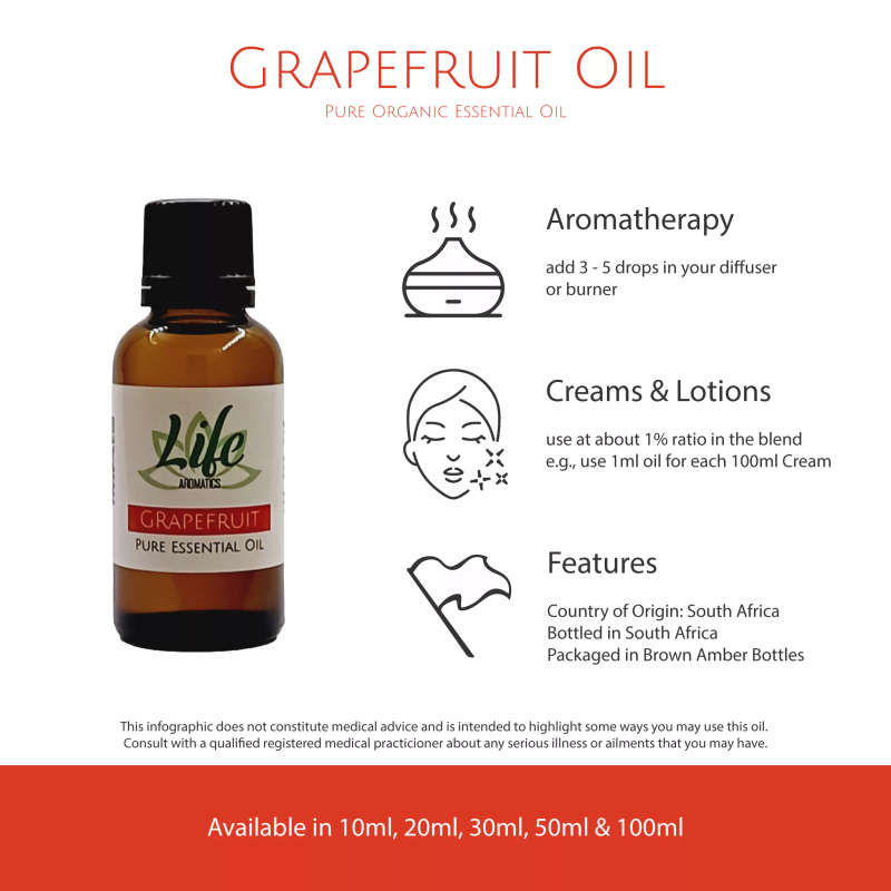Grapefruit Essential Oil (organic)
