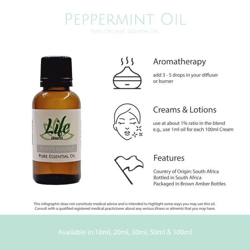 Peppermint Essential Oil (organic)