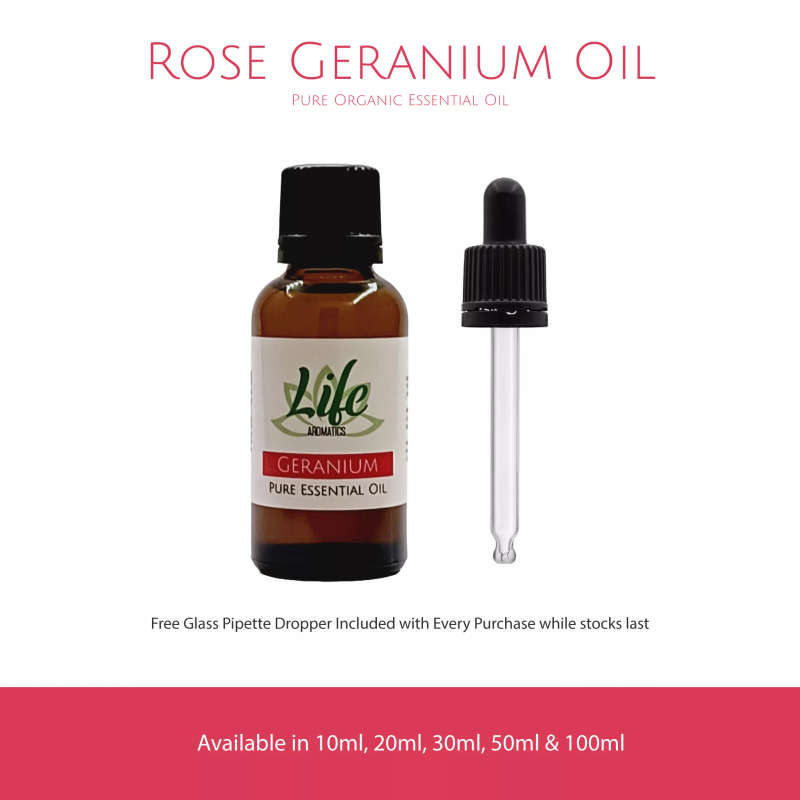 Rose Geranium Essential Oil (organic)