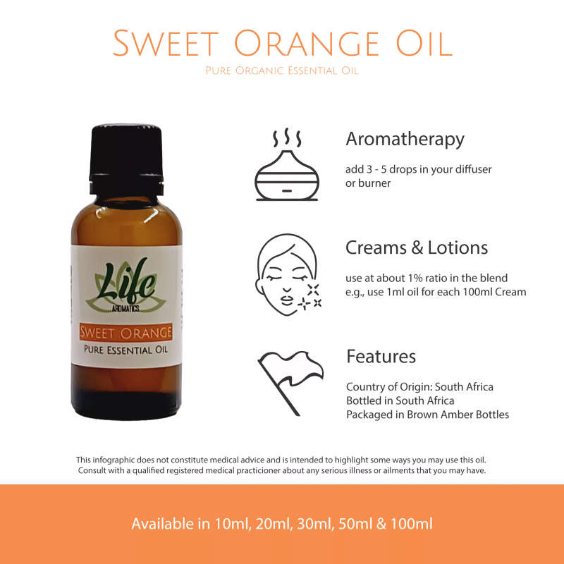Sweet Orange Essential Oil (organic)