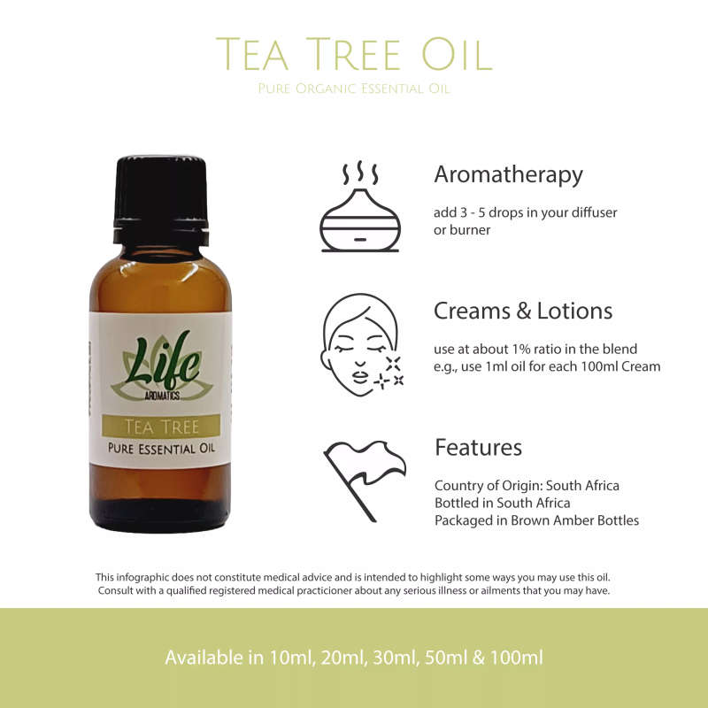 Tea Tree Essential Oil (organic)