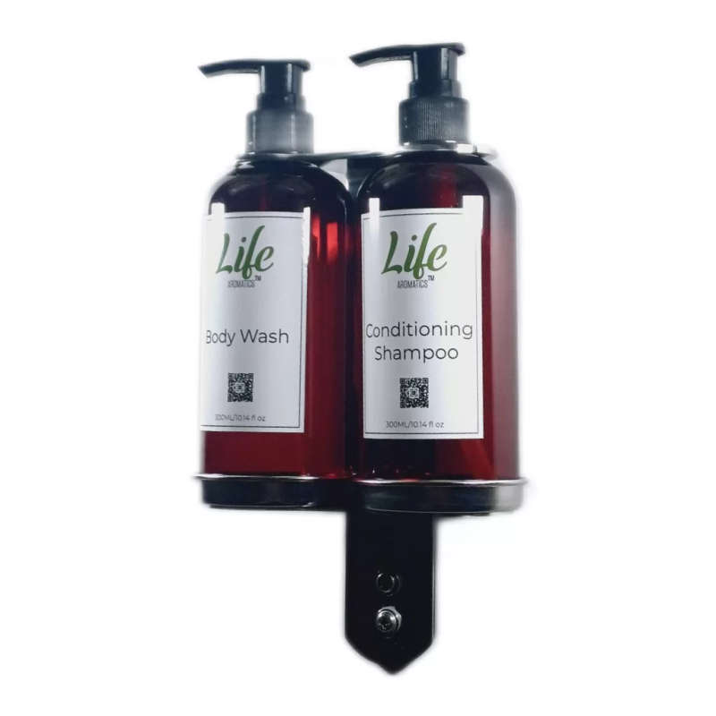 Wall-Mounted Soap Dispenser - Double