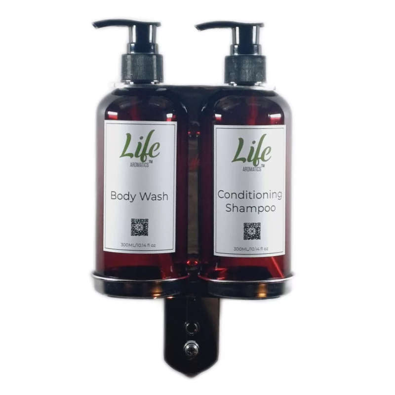 Wall-Mounted Soap Dispenser - Double