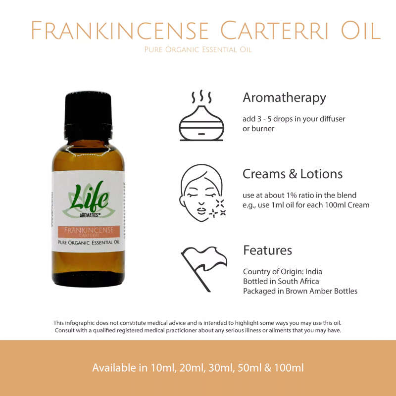 Frankincense Carterii Essential Oil (organic)