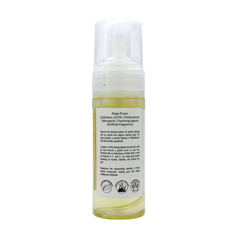 Bergamot and Cedarwood Organic Foaming Hand Soap
