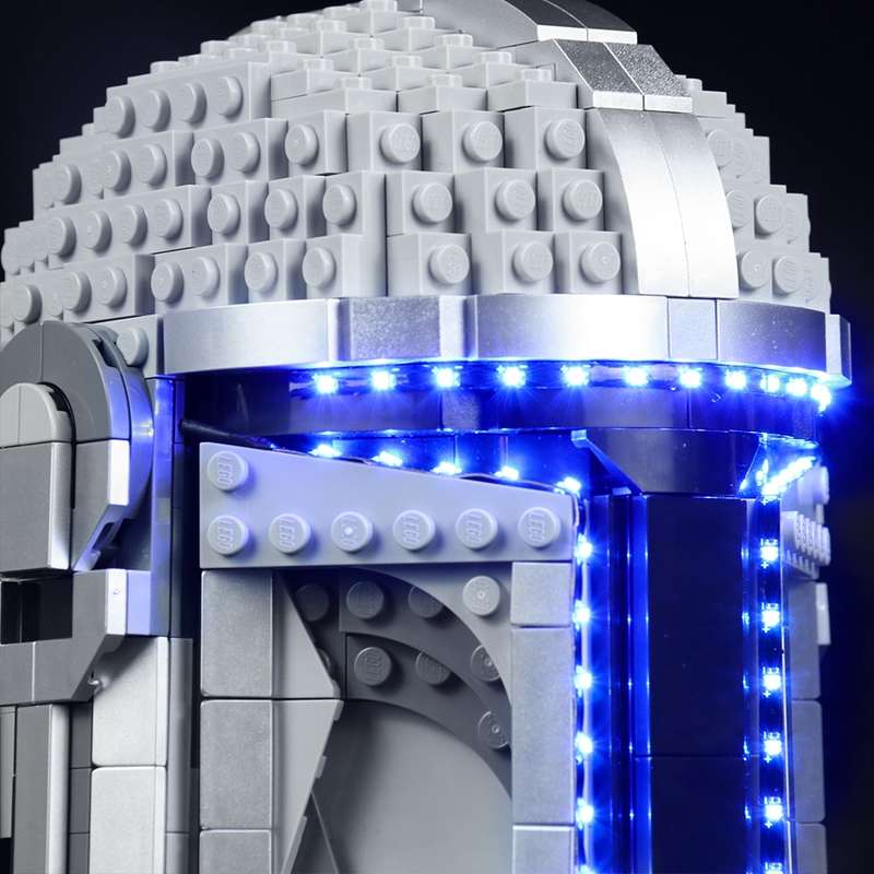 LEGO Star wars the mandalorian Helmet Advance lighting kit #75328