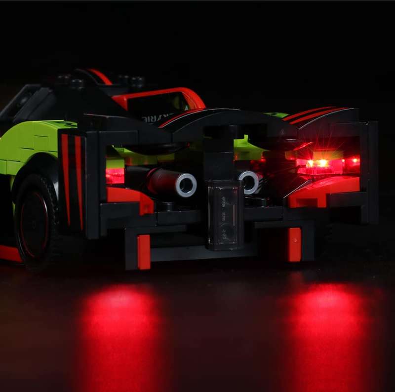 LEGO Vackyrie Amr pro and Aston Martin Vantage GT3 Advance lighting kit #76910