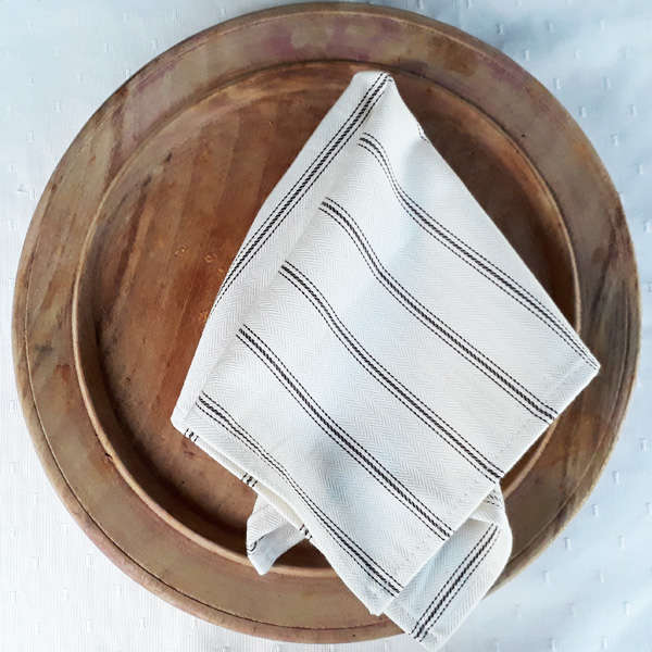 Striped Cotton Napkins