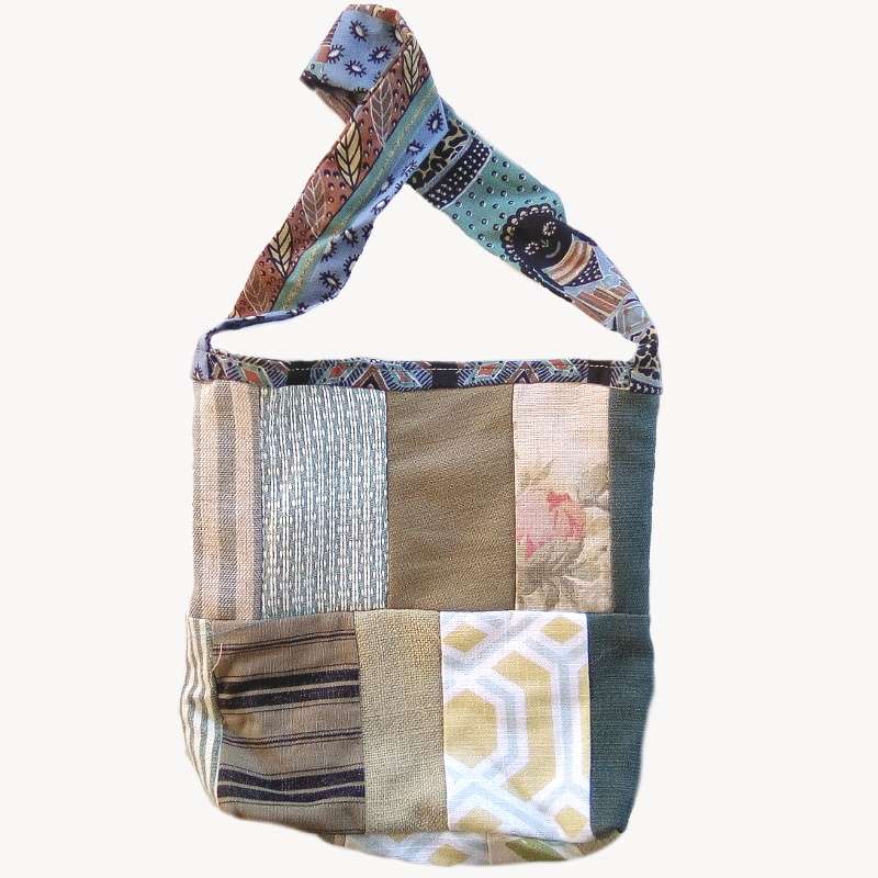 Multicolored Patchwork Tote