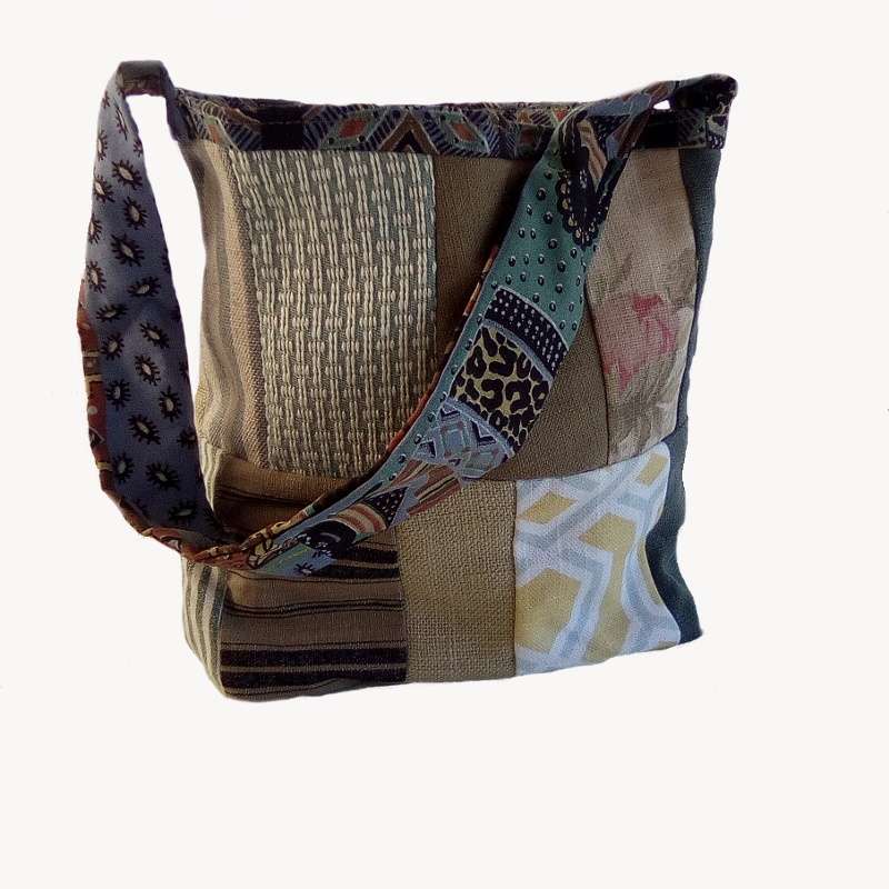 Multicolored Patchwork Tote