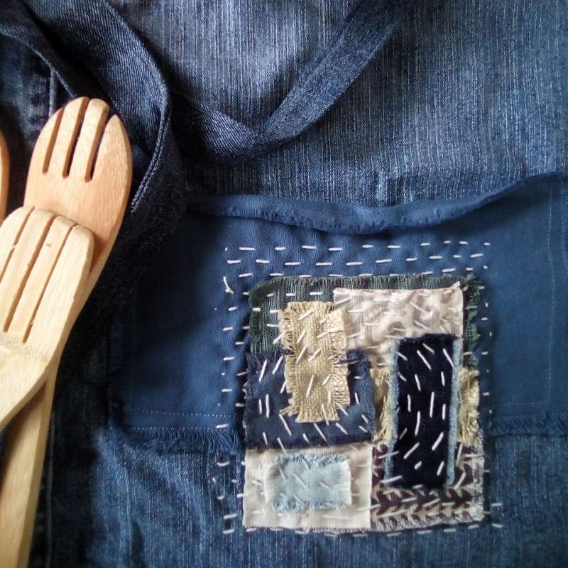 Upcycled Denim Apron