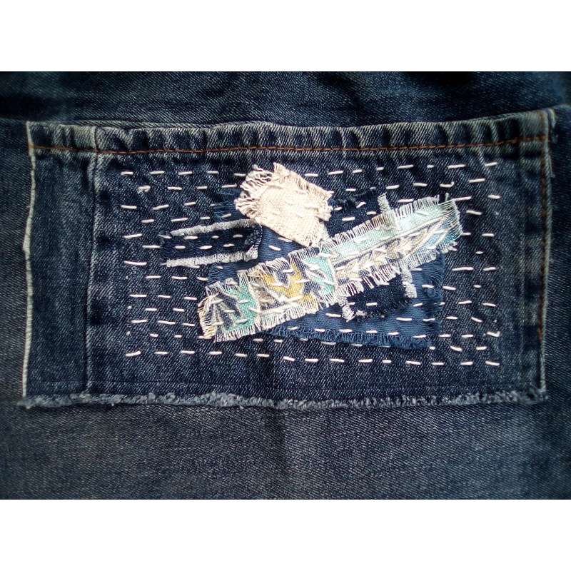 Upcycled Denim Apron