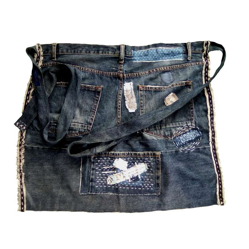 Upcycled Denim Apron