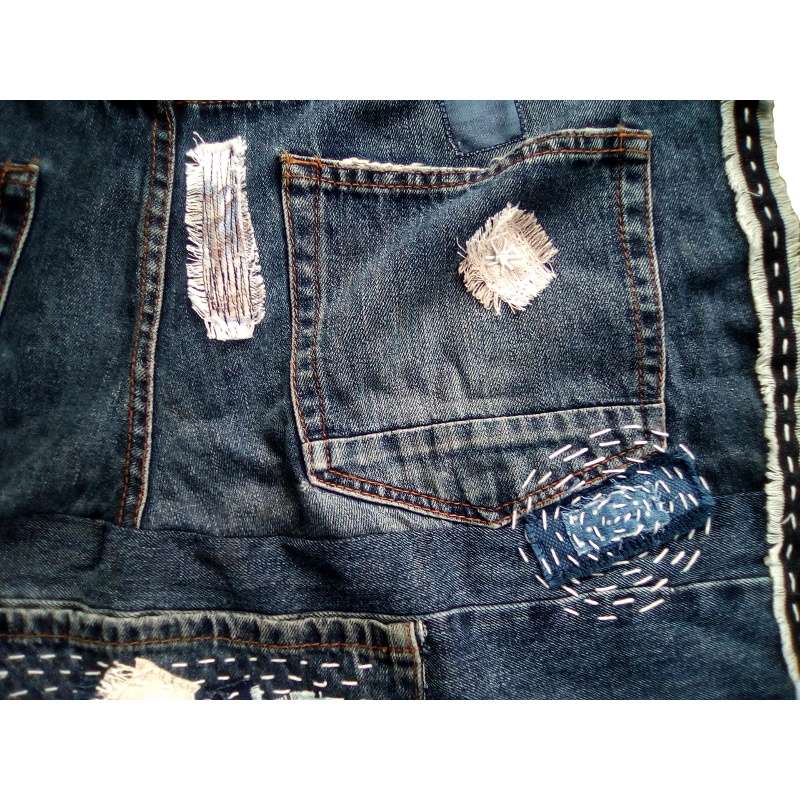 Upcycled Denim Apron