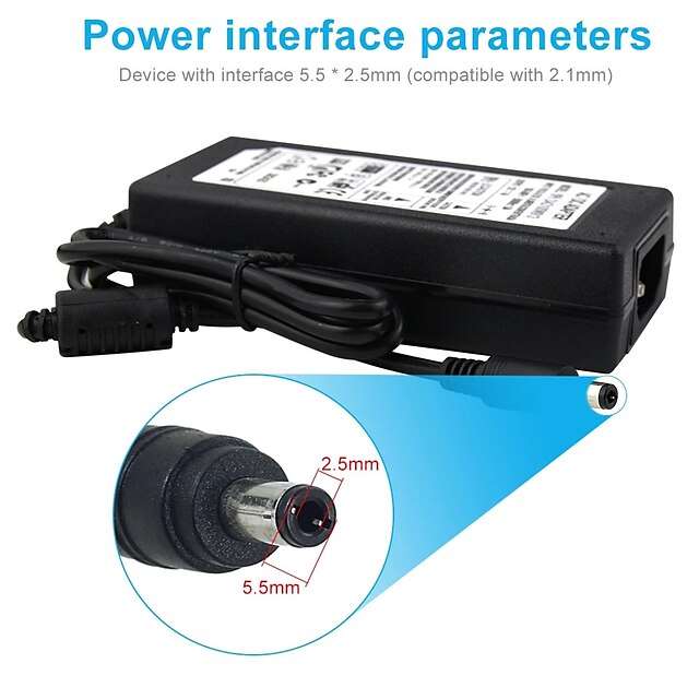 Bulk From 6/12V 5A Power Adapter AC100-240V to DC12V TransformersPower Supply For LED Strip